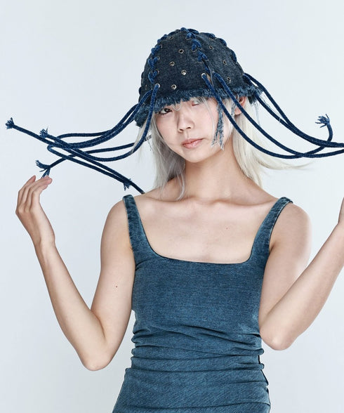 Eyelet Tulip Hat